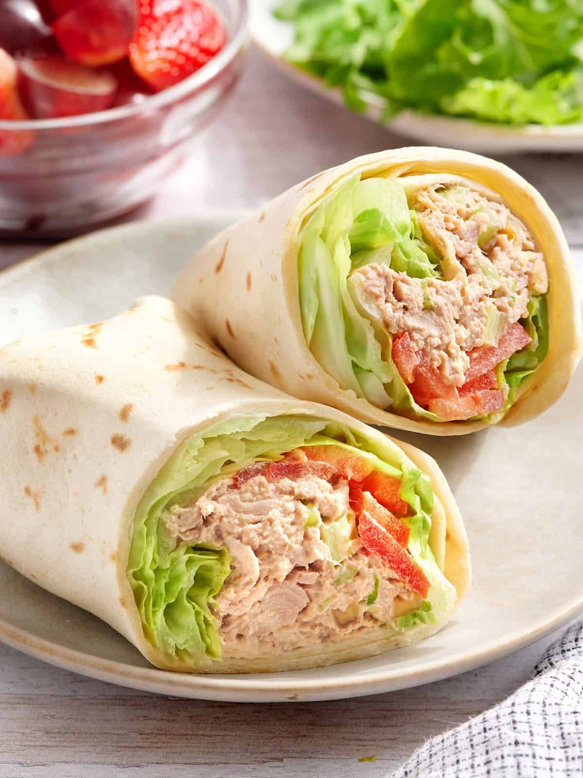 Tuna salad wrap